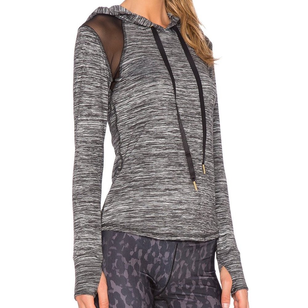 ALALA Flyweight Hoodie Tee Heather Grey